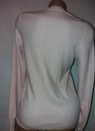Шикарный тёплый нарядный кашемировый свитер, джемпер р.144 фото