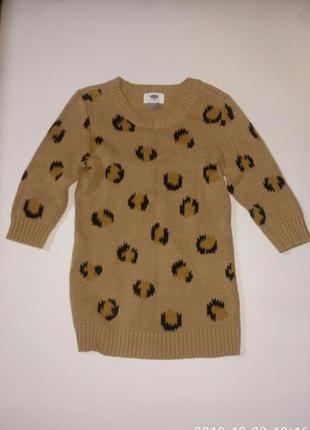 🇺🇲old nevy 💯 бавовна светр туніка на дівчинку 7-8 років