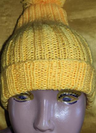 Стильная шапочка шапка.8-13 лет