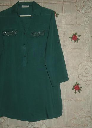 Супер блуза"prodotto",р.м,100%вискоза,италия.