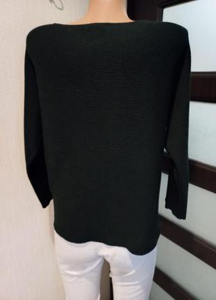 Стильный свободный черный джемпер свитер2 фото