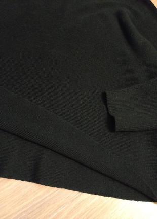 Стильный свободный черный джемпер свитер4 фото