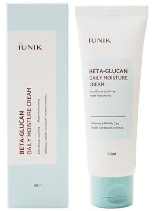 Крем с бета-глюканом iunik beta glucan daily moisture cream