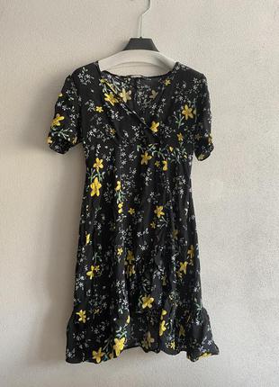 Дам за донат на зу! легкое платье в цветочный принт для отпуска