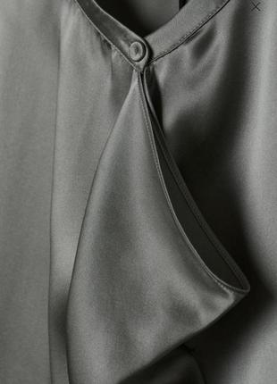 Шовкова блуза h&m premium quality 100% шовк3 фото