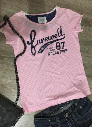 Футболка неон в смужку