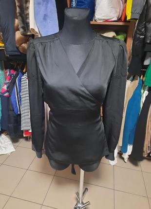 Блуза на запах, подовжена.