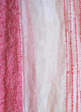 Розовый шарф, 1,5х1,4 м, maison scotch , нидарланды6 фото