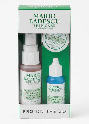 Набір для догляду за шкірою обличчя mario badescu pro on the go1 фото