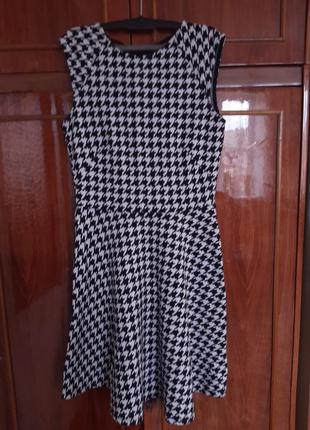 Класне плаття в гусячу лапку