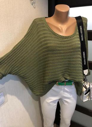 Свободный стильный джемпер свитер кофта5 фото