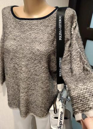 Свободный лёгкий джемпер свитер кофта водолазка9 фото