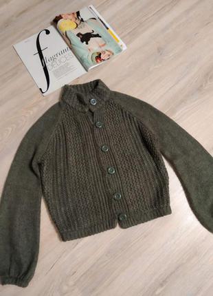 Теплая стильная кофта джемпер кардиган свитер9 фото
