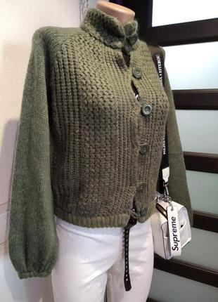 Теплая стильная кофта джемпер кардиган свитер2 фото