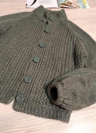 Теплая стильная кофта джемпер кардиган свитер4 фото