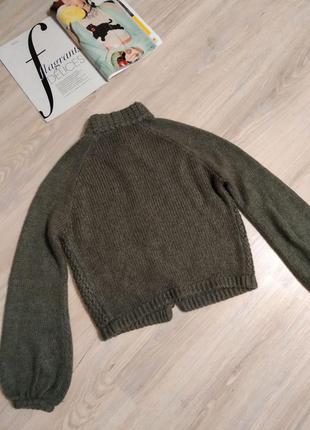 Теплая стильная кофта джемпер кардиган свитер10 фото