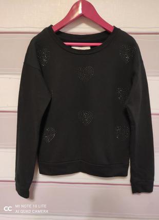 Світшот з декором на 9-10 років