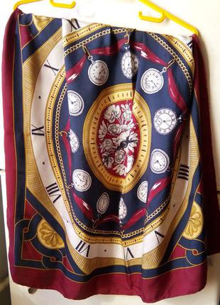 Винтажный шелковый платок италия.