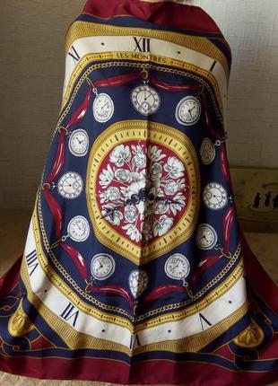 Винтажный шелковый платок италия.