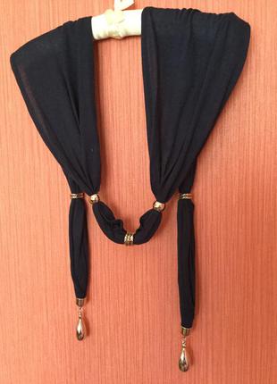 🦋⚜️шарф з декором⚜️🦋