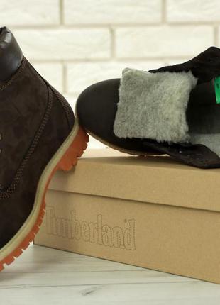 Жіночі зимові черевики timberland. овчина.3 фото