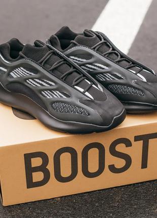 Adidas yeezy boost 700 v3 "all black" спортивні кроссовки