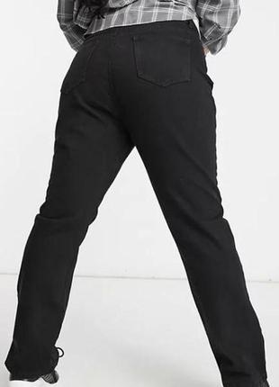 Мега шикарні чорні стрейчеві джинси супер батал висока посадка yours 🍁🌹🍁2 фото