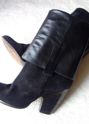 Чоботи труби, замша, coop barneys new york