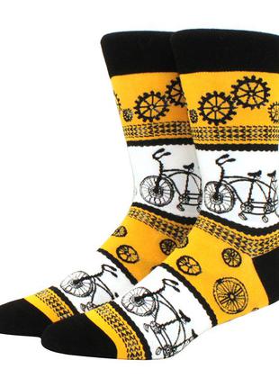 Прикольные носки велосипед