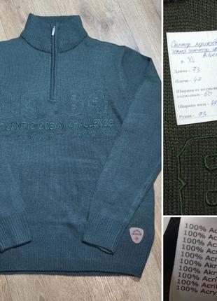 Класний акриловий светр під горло adventure, р. l, xl, заміри на фото4 фото