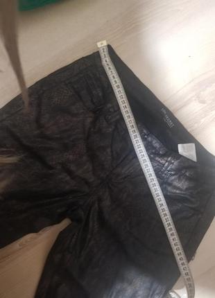 Новые брюки шиани под кожаные с принтом питона7 фото
