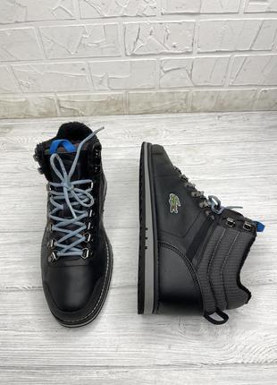 Ботинки кожаные зимние lacoste оригинал 41-41.5 4