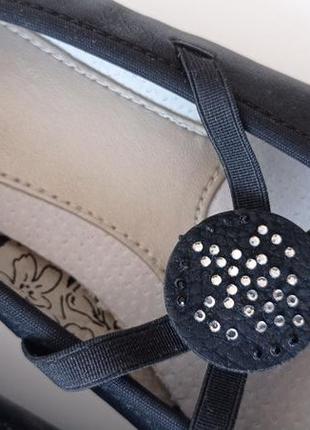 Кожаные, фирменные оригинальные женские туфли от riker 38 р8 фото