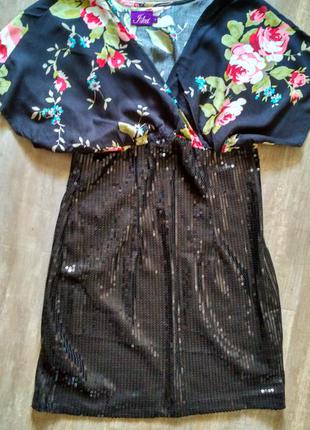 Дизайнерское платье с пайетками - тренд сезона!