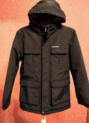 Брендовая демисезонная теплая куртка на мальчика 11-12 лет