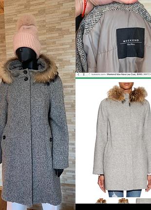 Maxmara пальто /парку оригінал шерсть