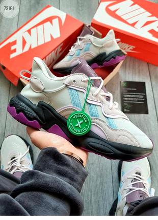 Кросівки жіночі adidas ozweego сірі / кросівки жіночі адідас адідас озвиго сірі кроси