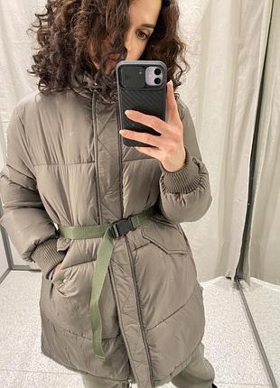 Хаки пояс тканевый ремень