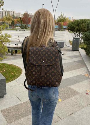 Clikshop качественный женский рюкзак сумка трансформер в стиле луи витон коричневый5 фото