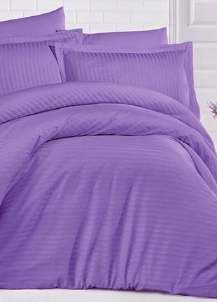Комплект постельного белья страйп сатин