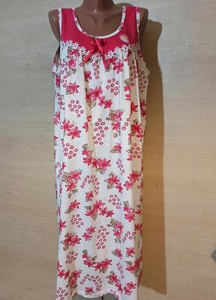 Бавовняна нічна сорочка