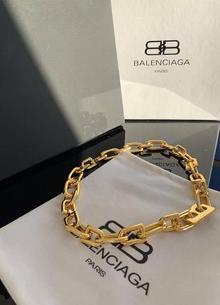 Брендовая подвеска цепь на шею, позолота. люкс качество