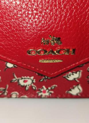 Шкіряний гаманець coach оригінал10 фото