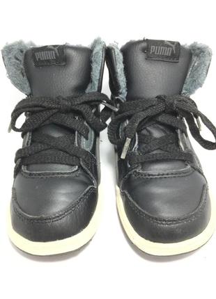 Зимние кожаные ботинки puma2 фото