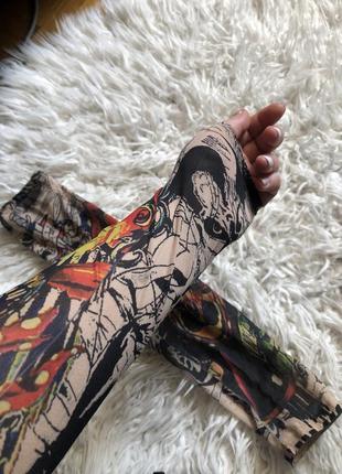 Тату рукава нарукавники имитация тату