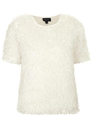 Пушистая футболка topshop extreme furry tee5 фото