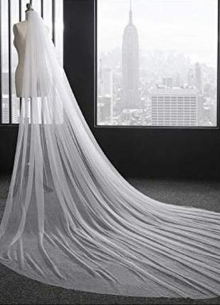 Весільна фата одношарова