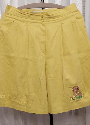 Iceberg шорты италия винтаж вышивка размер 46 48