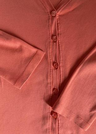 Крдиган коралового кольору, на гудзиках tcm tchibo
