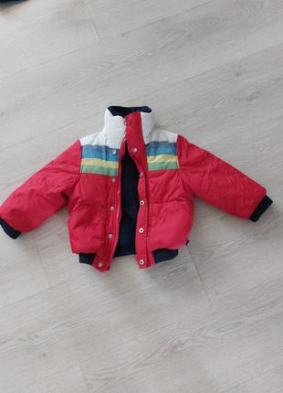 Куртка на 1 годик унисекс утепленная1 фото
